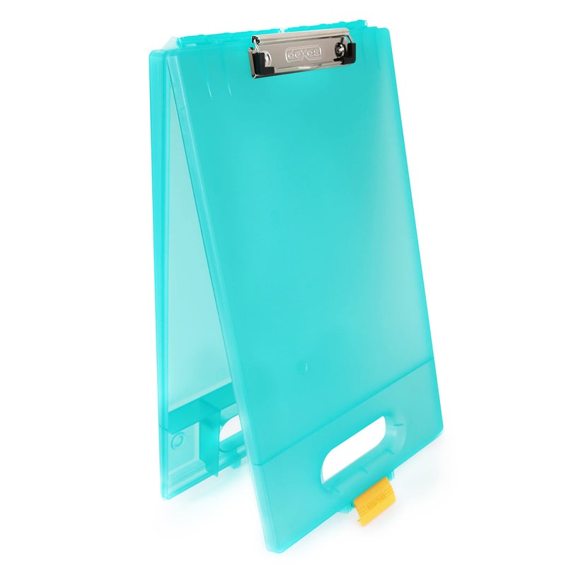 Dexas Clipcase Storage Clipboard with Handle, Aquamarine - Image 3
